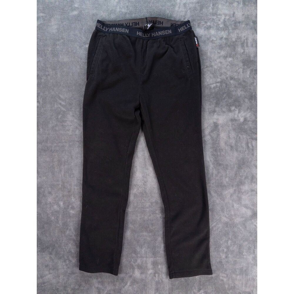 Helly Hansen Daybreaker Polartec Fleece Pants Mens Large Black Outdoor Hiking